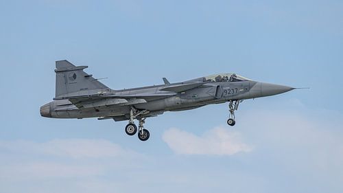 Saab Gripen van de Tsjechische Luchtmacht.