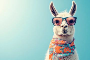 Llama with sunglasses by Poster Art Shop