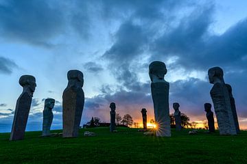 Dodekalitten in dramatic evening light by Andrea de Grauw