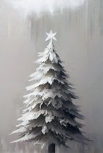 White Christmas Tree