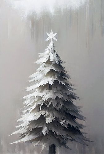 Arbre de Noël blanc