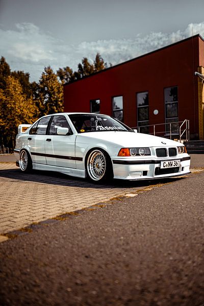 BMW e36 alpina white by Bastian Spitzner