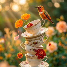 Balance in voller Blüte von Retrotimes