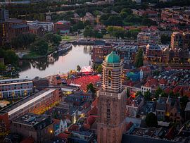 European Football Championship Zwolle centre (Rodetorenplein) by Thomas Bartelds