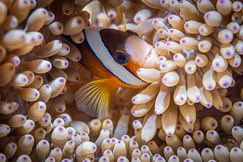 Anemoon vis @ Komodo, Indonesie