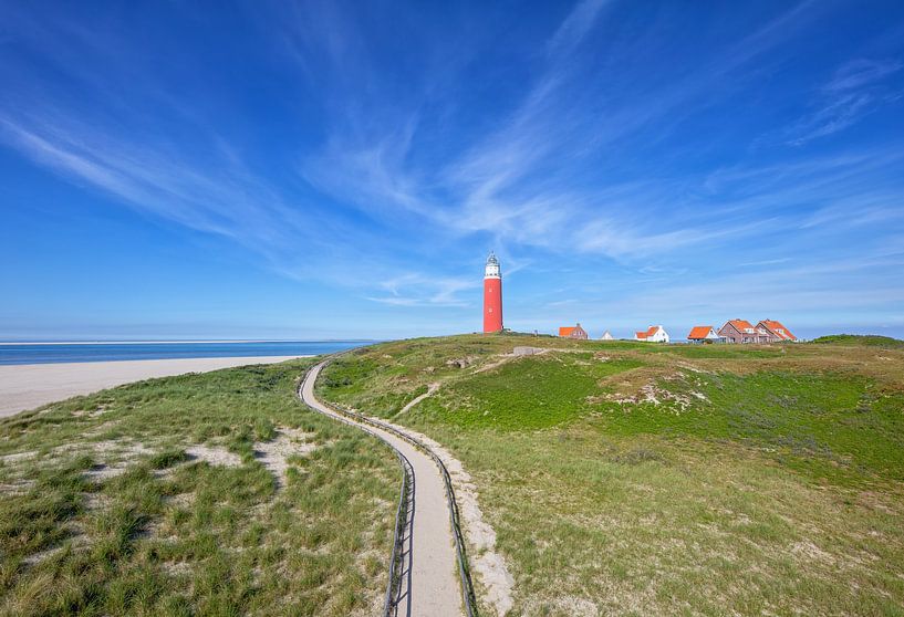 Leuchtturm von Texel. von Justin Sinner Pictures ( Fotograaf op Texel)