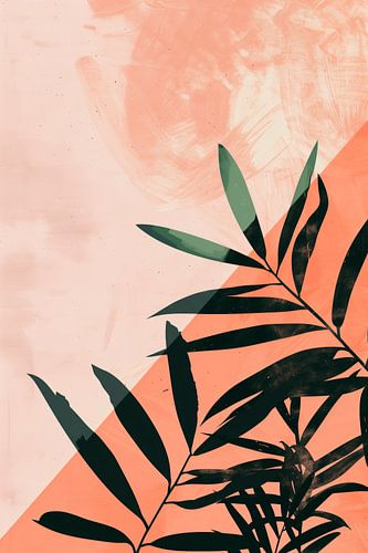 Grafische Japandi Botanische Kunst