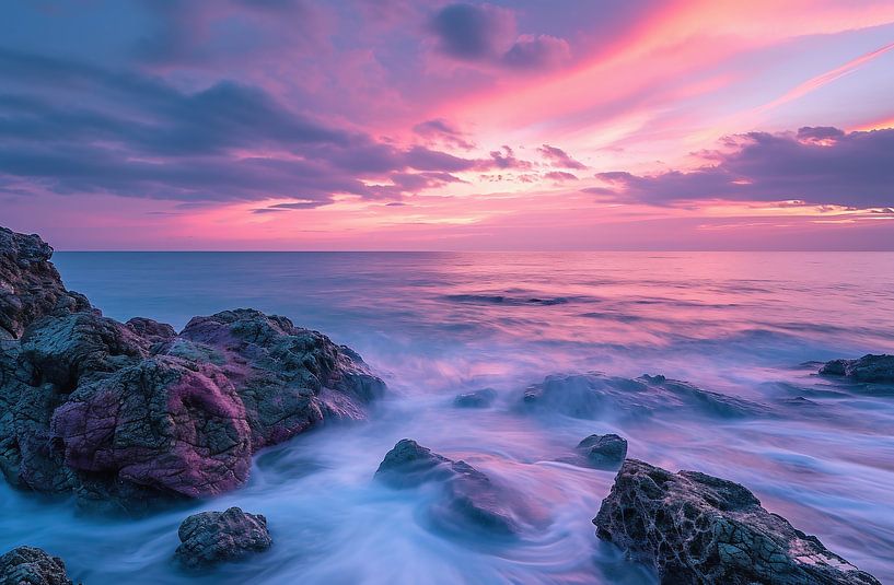 Atlantikküste in Portugal von fernlichtsicht