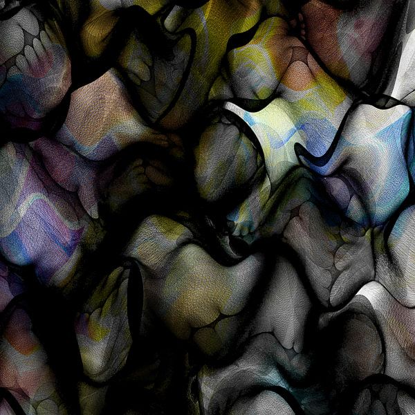 Dwellings 04 - abstrakte digitale Komposition von Nelson Guerreiro