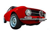 Alfa Romeo GT 1300 Junior in originele kleur van aRi F. Huber thumbnail