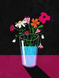 Les fleurs brillent dans l'obscurité sur Raissa Oltmanns