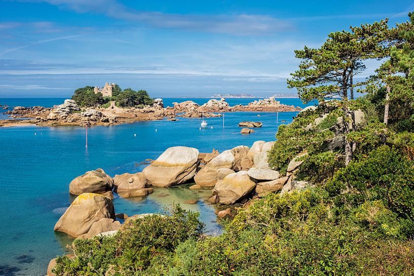 Atlantikküste in der Bretagne van Rico Ködder