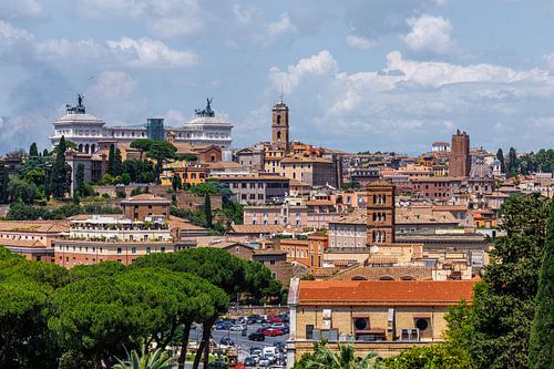 Uitzicht over de stad Rome