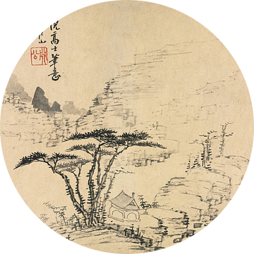 Mei Qing - Landschappen in verschillende stijlen naar oude meesters 05 (1690)