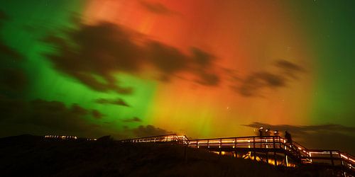 Nordlicht an der Nordsee