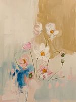 Japandi style flowers