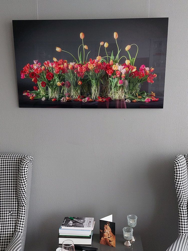 Tulpen stilleven  van Dirk Verwoerd 