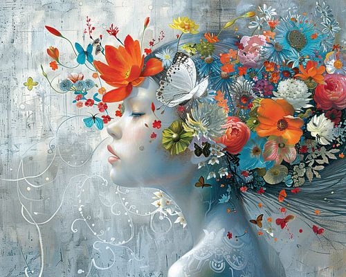 Whispers of Nature's Serenity by Abstract Painting