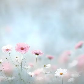 Roze stilleven van Heike Hultsch