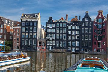 Amsterdamer Grachtenviertel im Sommer von Sjoerd van der Wal Fotografie