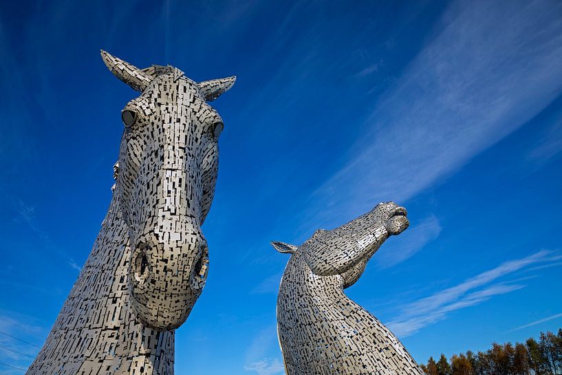 The Kelpies, The Helix, Falkirk, Schotland, Verenigd Koninkrijk van Arch White