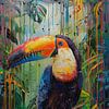 Toucan dans la forêt tropicale sur Whale & Sons