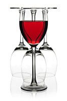 Glasses Of Red Wine
