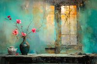 Mystical and dreamy - still life painting - Wabi Sabi