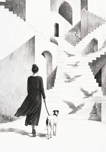 C'est le chien qui montre le chemin sur Geert Van Baelen