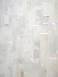 Strukturierte Weißnuancen in Öl