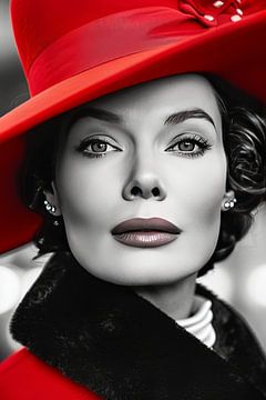 fantasie model vrouw glossy van Egon Zitter