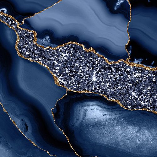 Agate Glitter Ocean Texture 05