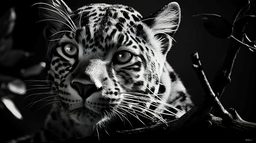 wildlife in black and white by Gelissen Artworks
