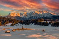 Winter in de Beierse Alpen van Dieter Meyrl thumbnail