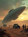 UFO in the desert by Photufo thumbnail