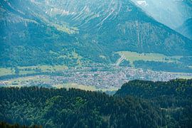 View over the Oberallgäu to Oberstdorf by Leo Schindzielorz