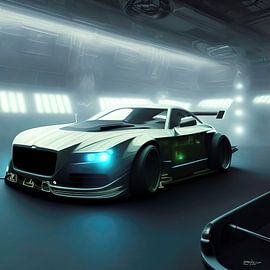 tough car in beautiful lighting by Gelissen Artworks