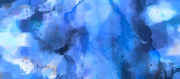 Kosmos Traum Meditation Blau Indigo von FRESH Fine Art
