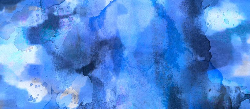 Cosmos Dream Meditation Blue Indigo by FRESH Fine Art