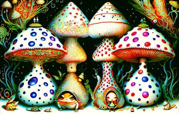 Shrooms or toads today? by Afke Van Mansum