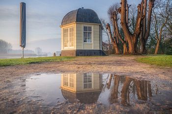 Reflections by the tea pavilion in Warmond