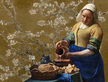 Das Milchmädchen und die Mandelblüte - Gold Edition von Digital Art Studio