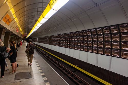 Station de métro à Prague