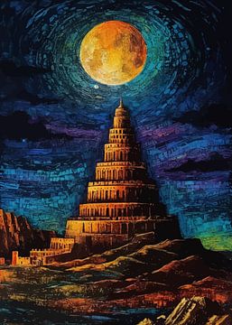 Der antike Turm von Babel von MIROKKU