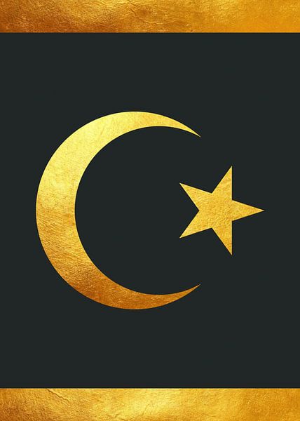 Croissant islamique en or par artisticdesign1903