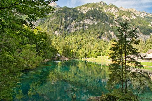 Lac bleu en Suisse