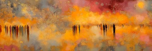 Silhouetten im Goldglanz von Whale & Sons