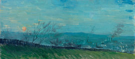 Vincent van Gogh, Sonnenuntergang bei Montmartre
