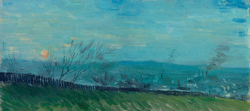 Vincent van Gogh, Zonsondergang te Montmartre
