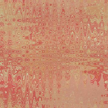 Gold and red. 70s abstract retro style pattern in vivid colors